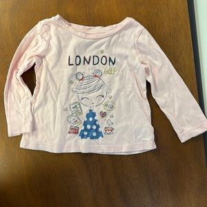 Baby Gap long sleeved London shirt 12-18mo TJ’s